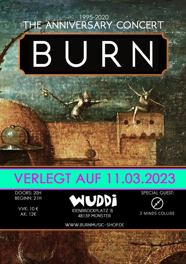 Hardticket // Burn 25 - The Anniversary Concert / 11.03.2023 / Münster